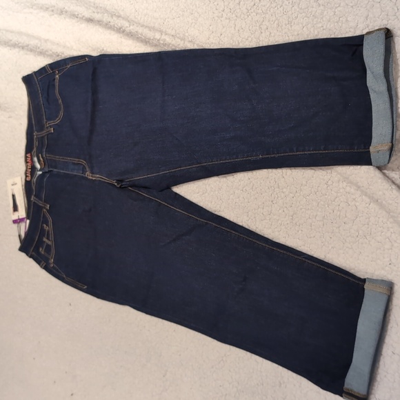 Sz 14 Santana Jeans Mid-Rise straight leg Capri style classic Fit jeans. - Picture 2 of 7